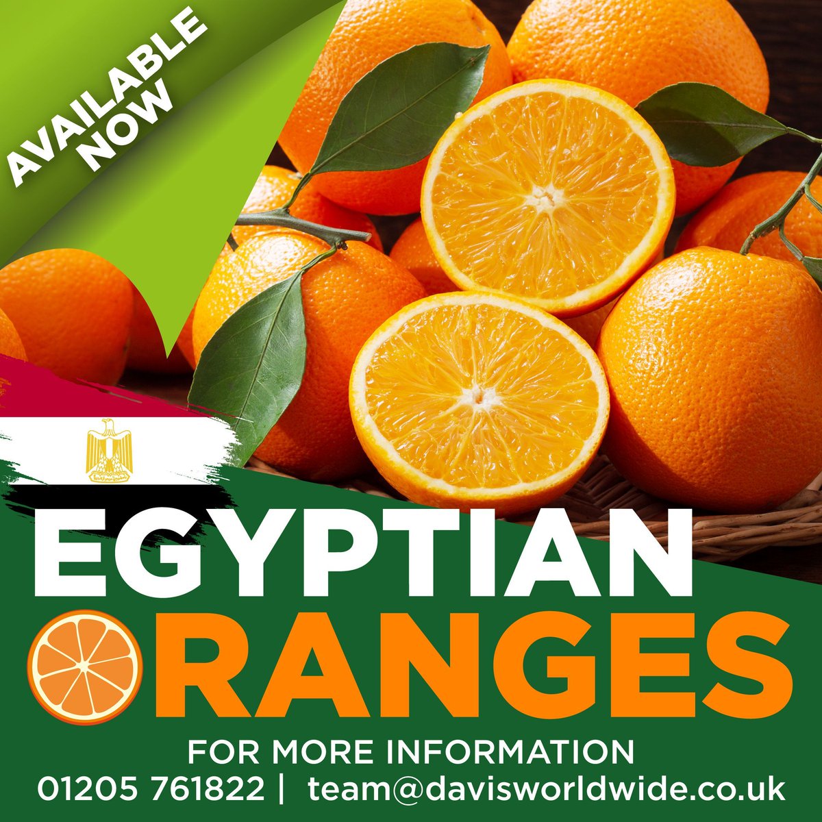 A Small to medium sized seedy fruit, very nutritious, offering a host of vitamins, minerals and plant compounds that help keep you healthy.

For further information call 01205 761822 or email team@davisworldwide.co.uk

#oranges #orange #fruit #citrus #fruits #freshfruits #juice