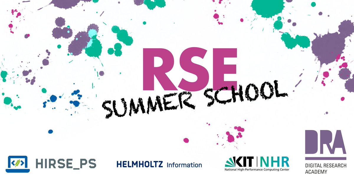 Are you writing code as part of your research project?

Join the summer school on Research Software Engineering and learn all about good practices in research software! 

🗓️ Sep 23 – 27, 2024 
📍 Karlsruhe Institute of Technology 
🌍 buff.ly/4d6NyID 

#RSEng