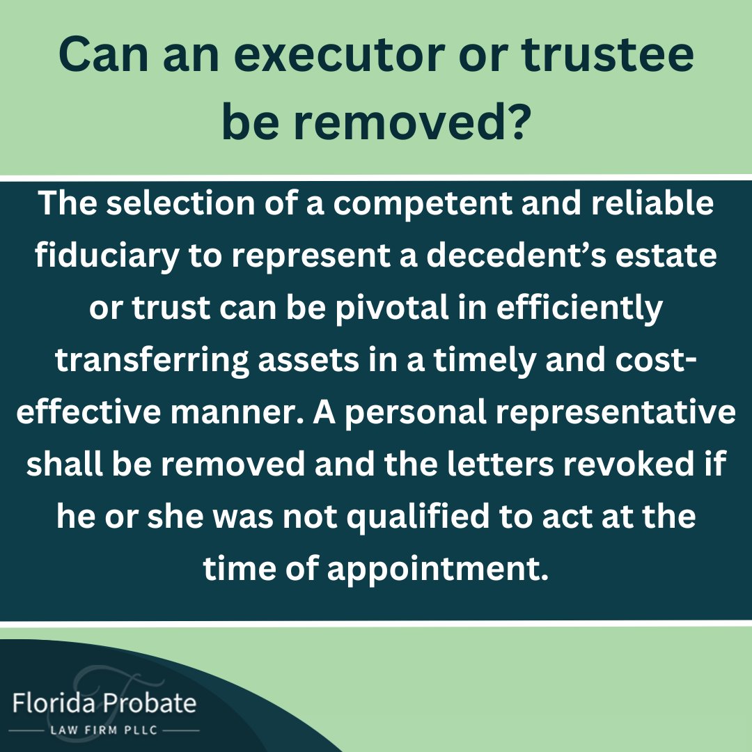 Read more here: floridaprobatefirm.com/faqs/probate-d…

Contact us today for a free 30-minute consultation.

#probate #probateattorney #probatelawyer #probatelaw #floridaprobate #floridaprobateattorney