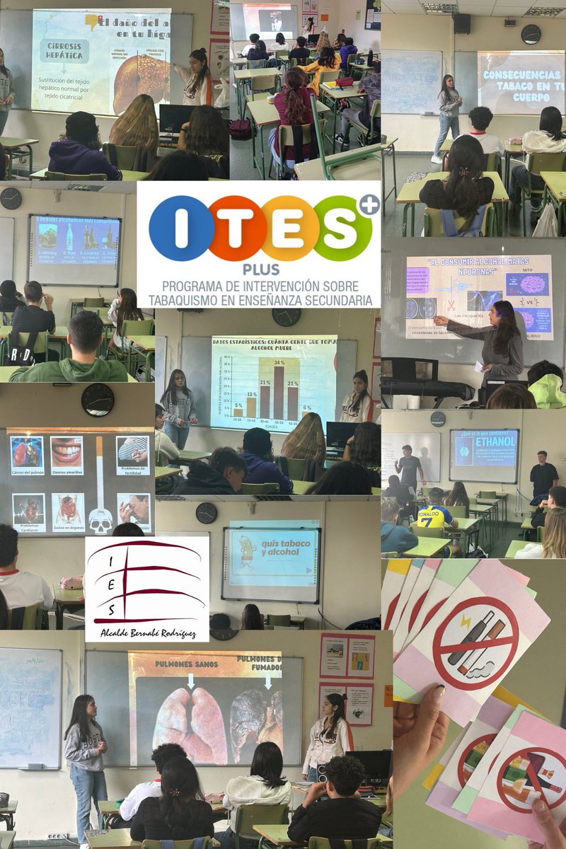 CanSaludable's tweet photo. El IES Alcalde Bernabé Trujillo de S/C de Tenerife está desarrollando el Programa #ITESPlus para la prevención del consumo de #tabaco y #alcohol 🍺 en jóvenes.
A través de la reflexión y el juego, se afianzan hábitos de vida saludable.
@SanidadGobCan @PresiCan @JuventudCanaria https://t.co/53WMB5QxbE