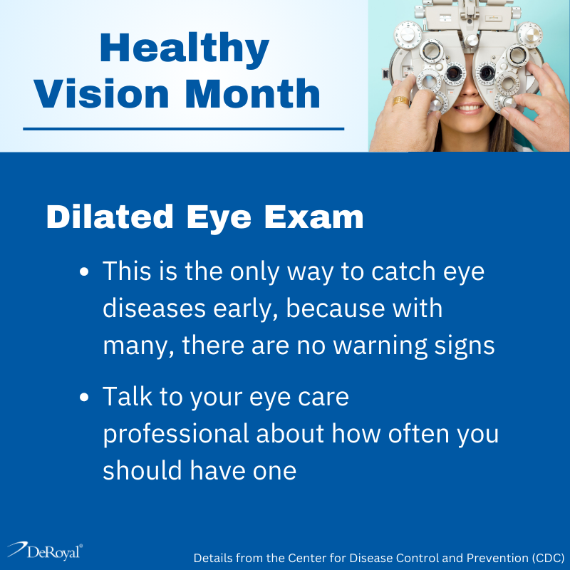 deroyal's tweet image. Take care of your eyes: put your vision first and schedule an #EyeExam today!  Learn more about a dialated exam at  ow.ly/qqhn50PgzcB