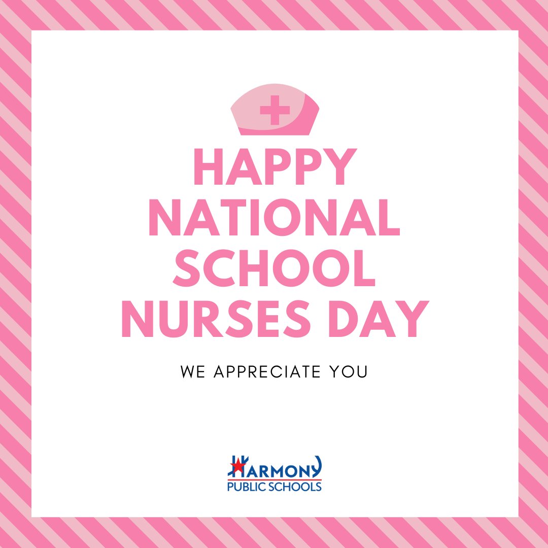 Not all superheroes wear capes; some wear scrubs! Happy National School Nurses Day! #nurseday #harmonypublicschools #HPS #k12 #charter