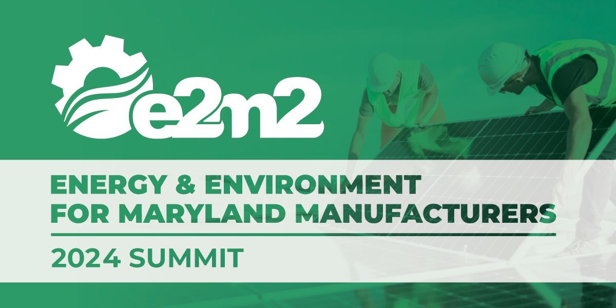 RMIofMaryland's tweet photo. Join us at the Energy & Environment Summit (e2m2) on June 6 in Columbia, MD! Discover sustainable manufacturing practices, green tech, and ways to reduce your carbon footprint. https://t.co/a1JBoyldVX #Sustainability #Manufacturing #GreenTech #e2m2 https://t.co/beQ3wuzfx9