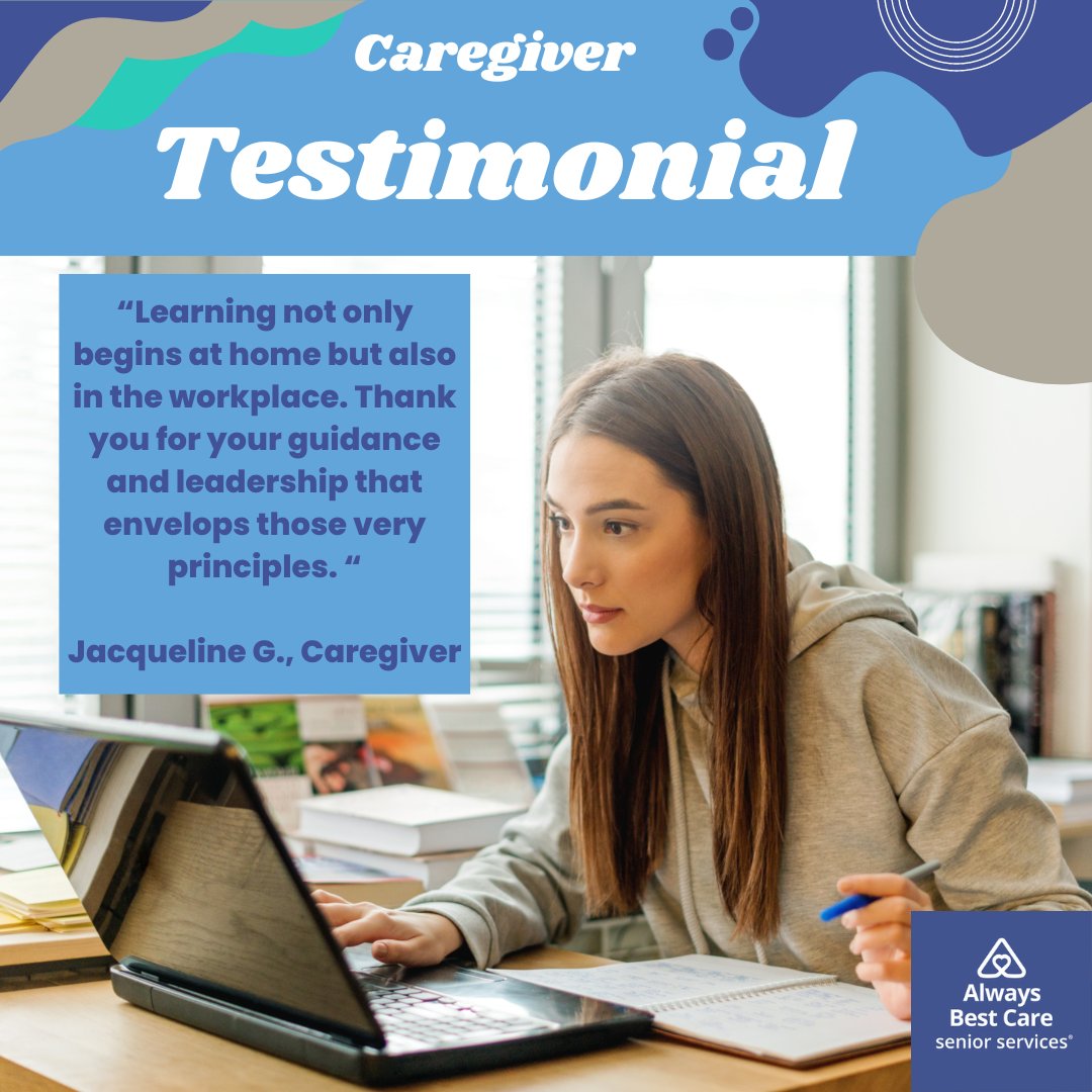 Life long learning is important for everyone! 

#EmployeeAppreciation #Caregiver #AlwaysBestCare #AlwaysHiring #SeniorCare #Aging #ElderlyCare #CaregivingJob #CaregiverAppreciation #ElderlyCareJob #Testimonial #MakeADifference