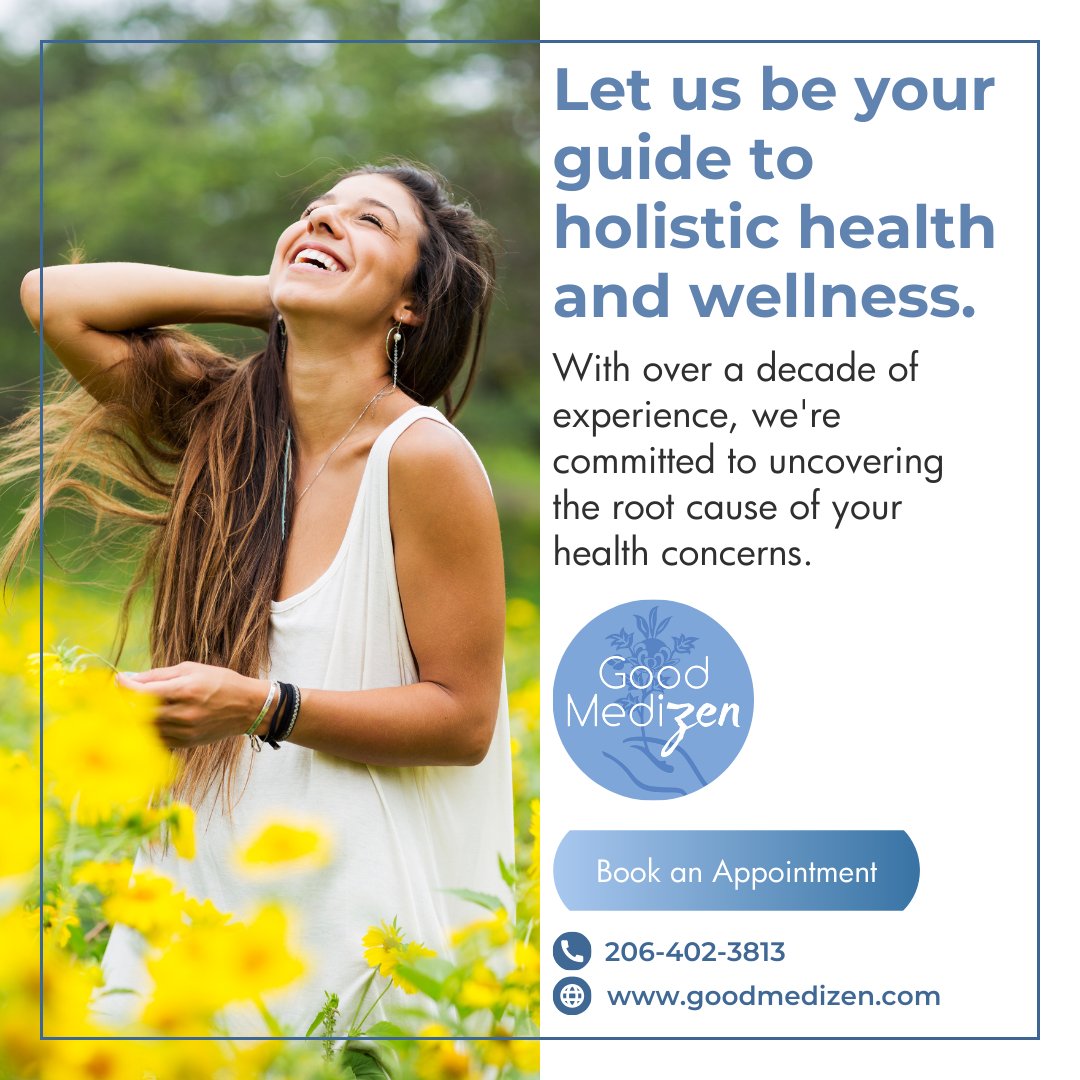 GoodMedizen was founded in 2008 out of a desire to help people and two guiding principals: always act in the best interest of our patients, and to strive—every moment—to exceed expectations. 

#seattle #wellness #naturalmedicine #holistichealing #selflove #myhealingteam