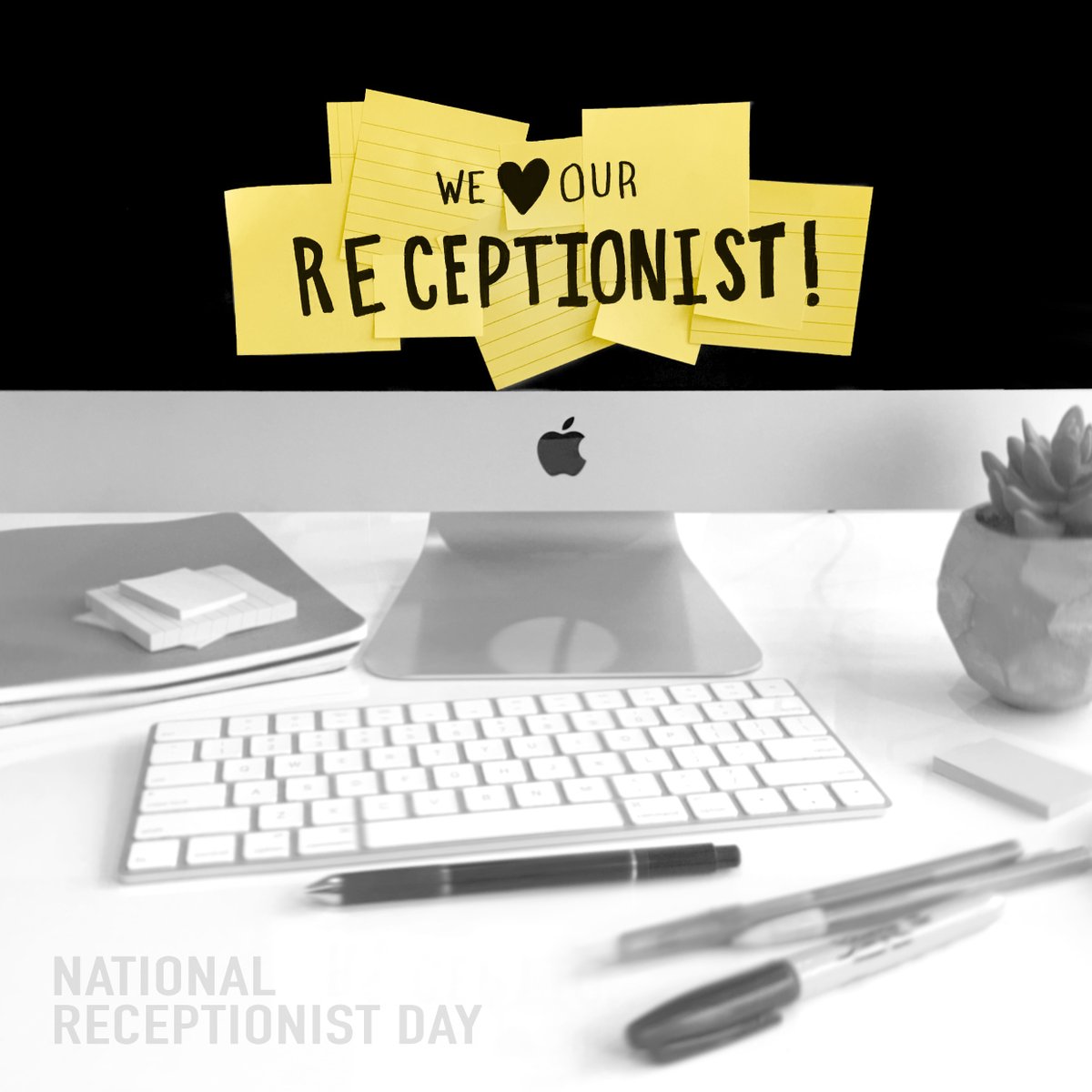 IT’S NATIONAL RECEPTIONIST Day! Do you have a favorite receptionist you want to give a shout out to? Tag them in the comments! #NationalReceptionistsDay