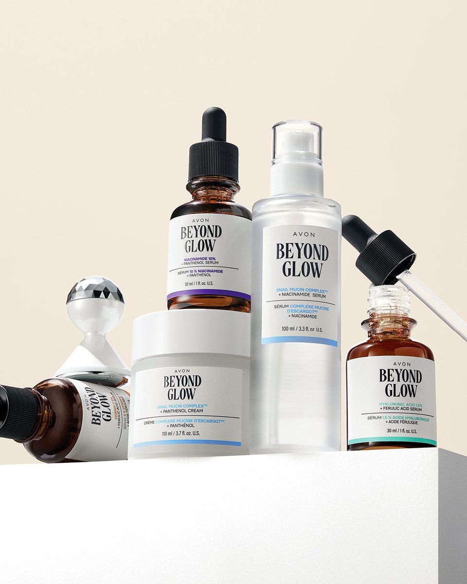 Introducing the ⭐NEW⭐ Beyond Glow Skincare Line! *WARNING* these products might become your skincare fav! ✨ bit.ly/44vnjrq

#avoninsider #kbeauty #koreanskincare #beyondglow