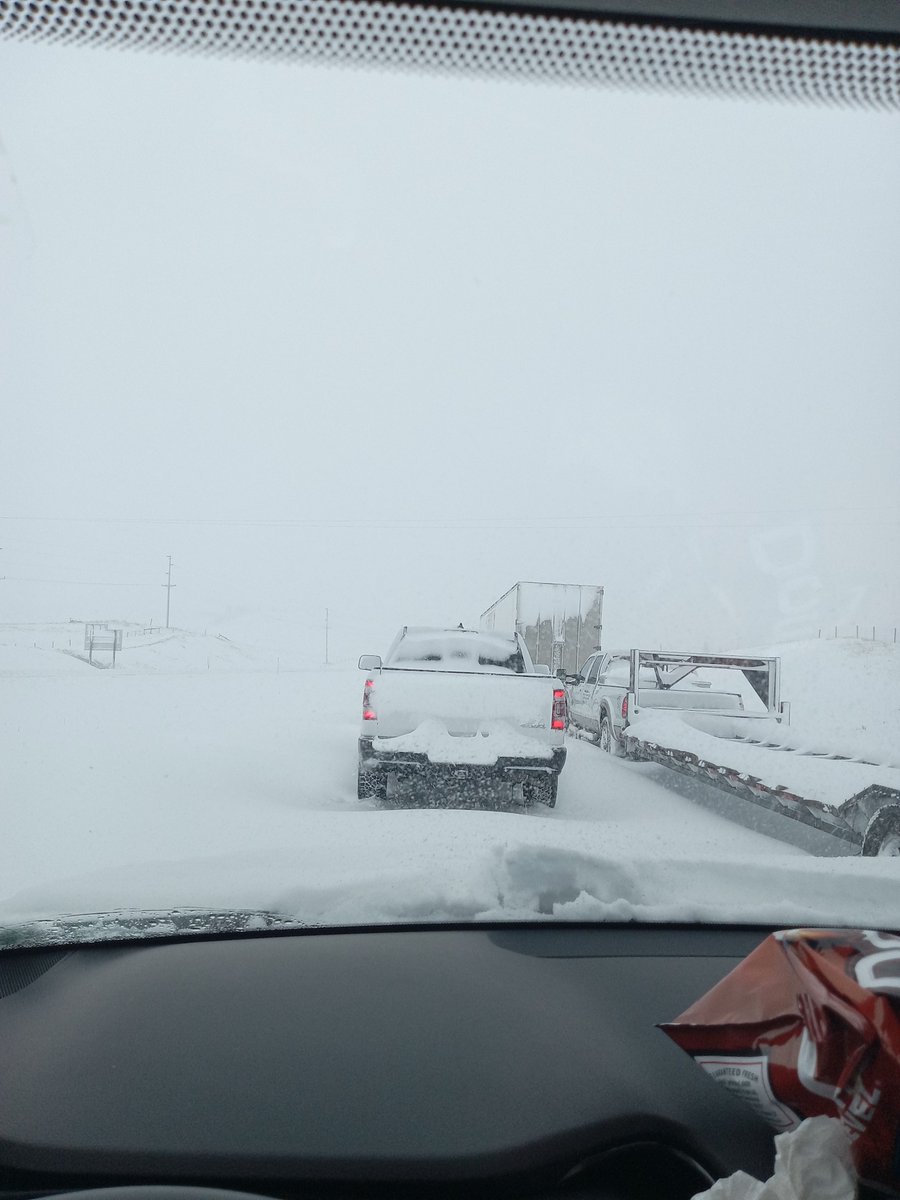 Tom Rees has been stuck on Bozeman Pass 11:30 last night. If you're stuck, share a photo below or upload it at nbcmontana.com/chimein #NBCMontana
