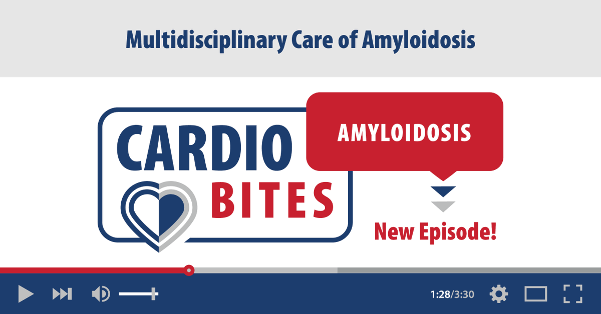 NEW CardioBites ▶️ Multidisciplinary Care of Amyloidosis is out now! Explore how a multidisciplinary care team approach can shorten the time to diagnosis, facilitate effective treatment decisions, and improve the quality of care for patients with amyloidosis. Watch now >>