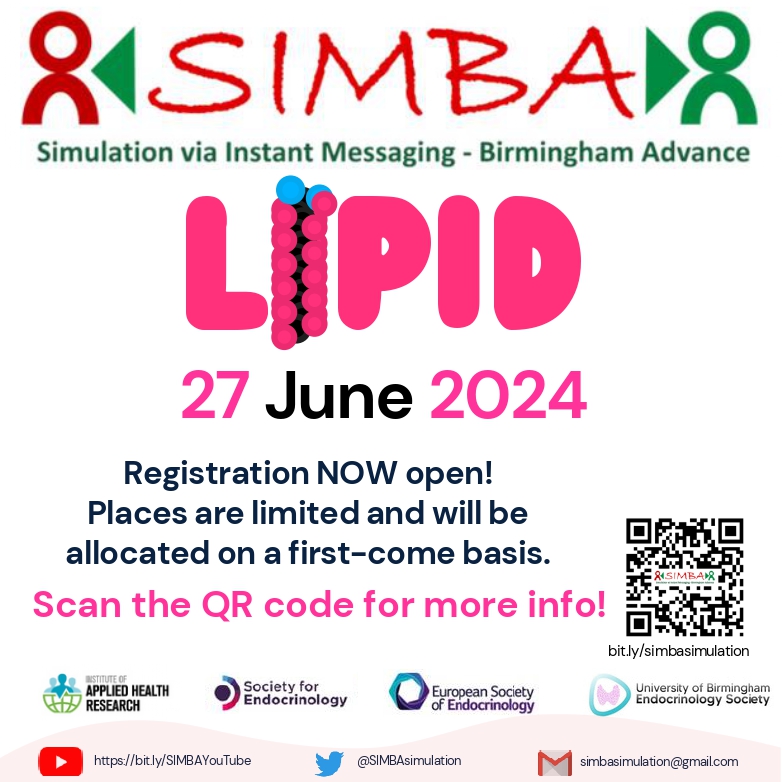 🎟️ Registration is now OPEN for the #LIPID 2024 Conference! 🗓️27/06/2024 📍Edgbaston Park Hotel, Birmingham Seize this opportunity to network, enhance your CV and learn more about lipid pathology! #free but Limited spots, so act fast!💡 Register now: forms.gle/kgnYnYqq9wY54s…