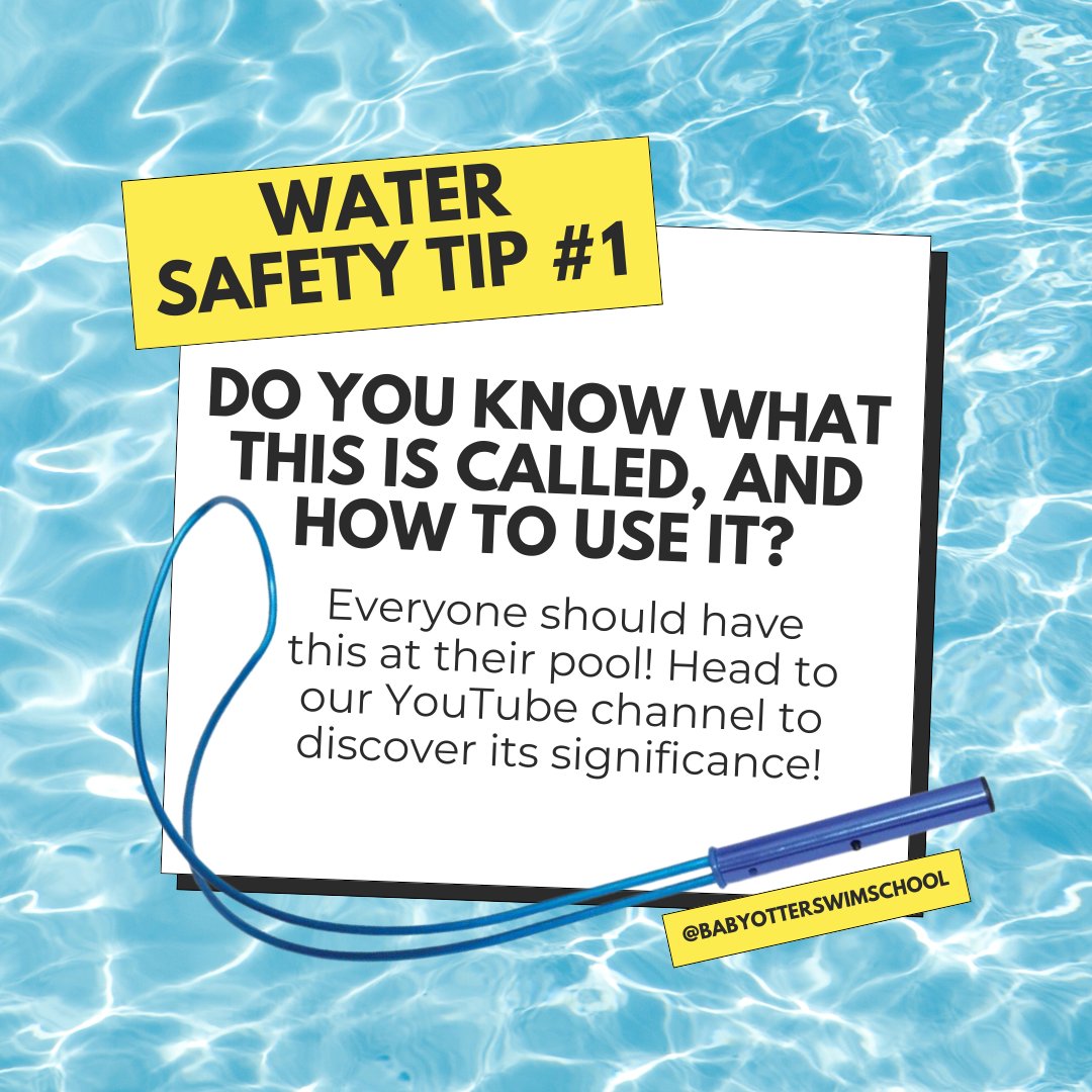 babyotterswim's tweet image. Dive into water safety with us! 🏊‍♂️ Do you have this essential tool by your poolside? Learn why it's a must-have for drowning prevention. Check out our latest video on YouTube now! youtube.com/shorts/pbLjVX2…

#WaterSafety #SwimSafety #PoolSafetyTips @sherylunderwood