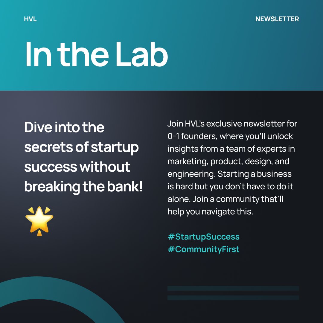 True, every founder's path is unique—but you don't have to navigate it blindly! Subscribe to our newsletter to discover frameworks and systems that can de-risk your journey. 

 👉 hubs.li/Q02w2Hgx0!