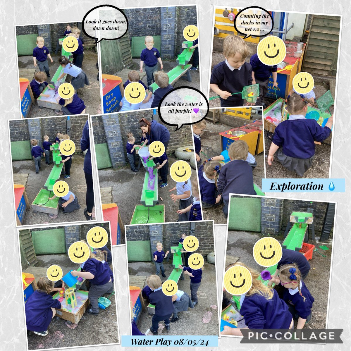 Dosbath Enfys have been enjoying Water Play today 💧; water play helps develop our hand/eye coordination, develops our understanding of capacity, scientific discovery, and builds our communication and social skills 🩵 #ambitiousandcapablelearners #HEADMPS