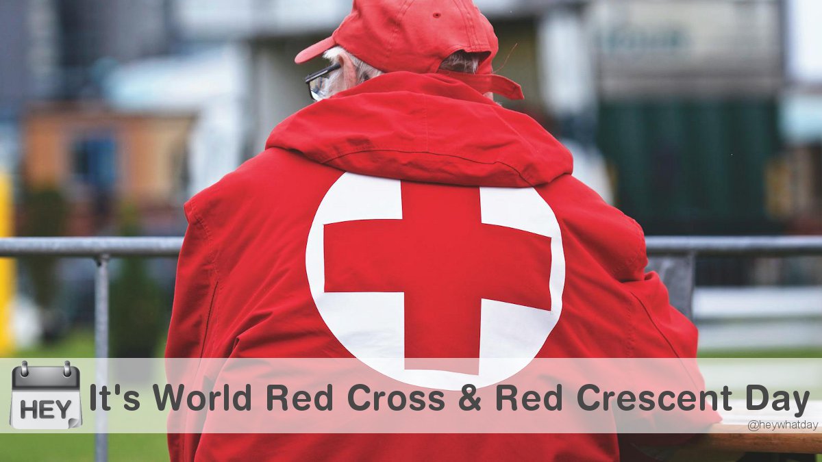 It's World Red Cross and Red Crescent Day! #WorldRedCrossAndRedCrescentDay #RedCrossAndRedCrescentDay #WorldRedCrossDay