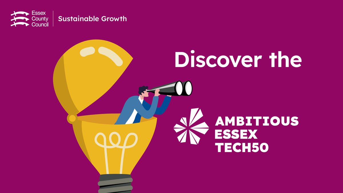 Tech businesses are thriving in every Essex district! ✅ Find out more about the innovative tech businesses in your area by checking out the Ambitious Essex Tech 50 today: superfastessex.org/ambitious-esse… #EssexHomeOfInnovation