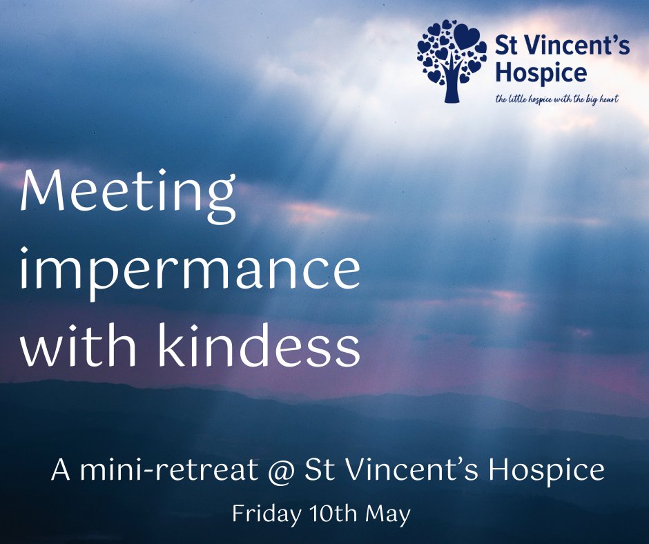 We're half-way into 'Demystifying Death Week' & 'Dying Matters Week'. Both of these events look to kindly dissolve the taboos around talking about death and dying. St Vincent's Hospice will be holding a mini-retreat on Friday, 10 May. #TheLittleHospiceWithTheBigHeart 💙