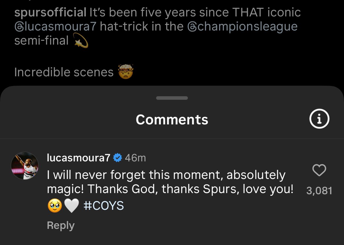 Lucas Moura on Instagram 🤍