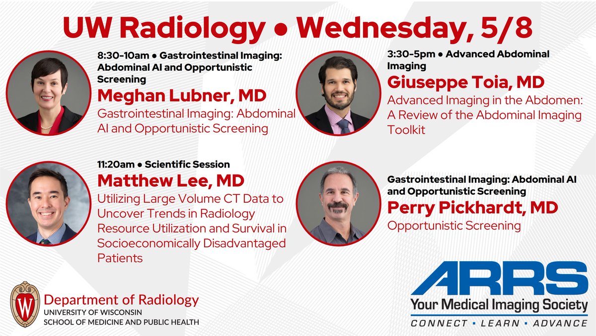 We can't promise belly laughs, but our experts will deliver insight on abdominal and gastrointestinal imaging at #ARRS today.  Which puts a smile of pride on our face! @ARRS_Radiology