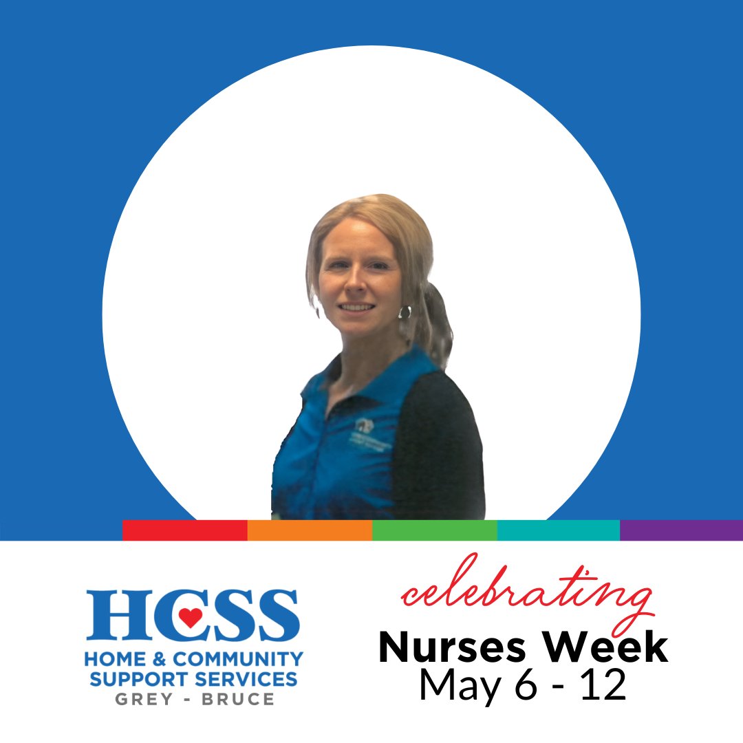 We continue to celebrate Nurses Week ❤️ Jessica Wright is one of our incredible nurses who assists at multiple Day Away locations across Grey-Bruce. We're so grateful to have nurses like Jessica help us with our clients and their families. #HCSS #GreyBruce #NursesWeek