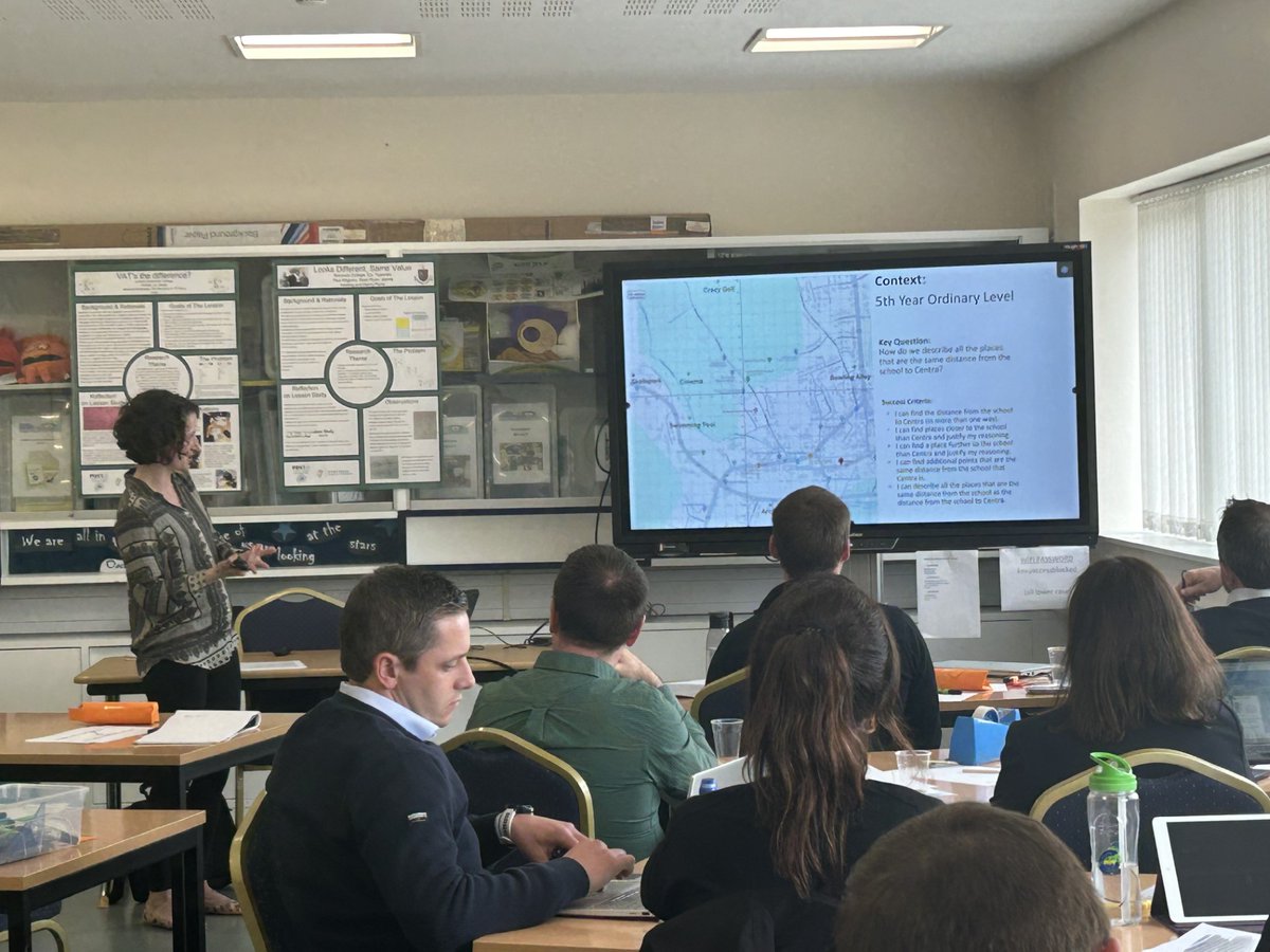 Oide_PPMaths's tweet image. A fantastic day for schools here @CentreNavan for our "Lesson Study Shared Learning Day" where they have the opportunity to display their insights and share practice into teaching and learning of Mathematics through Lesson Study. #lessonstudy