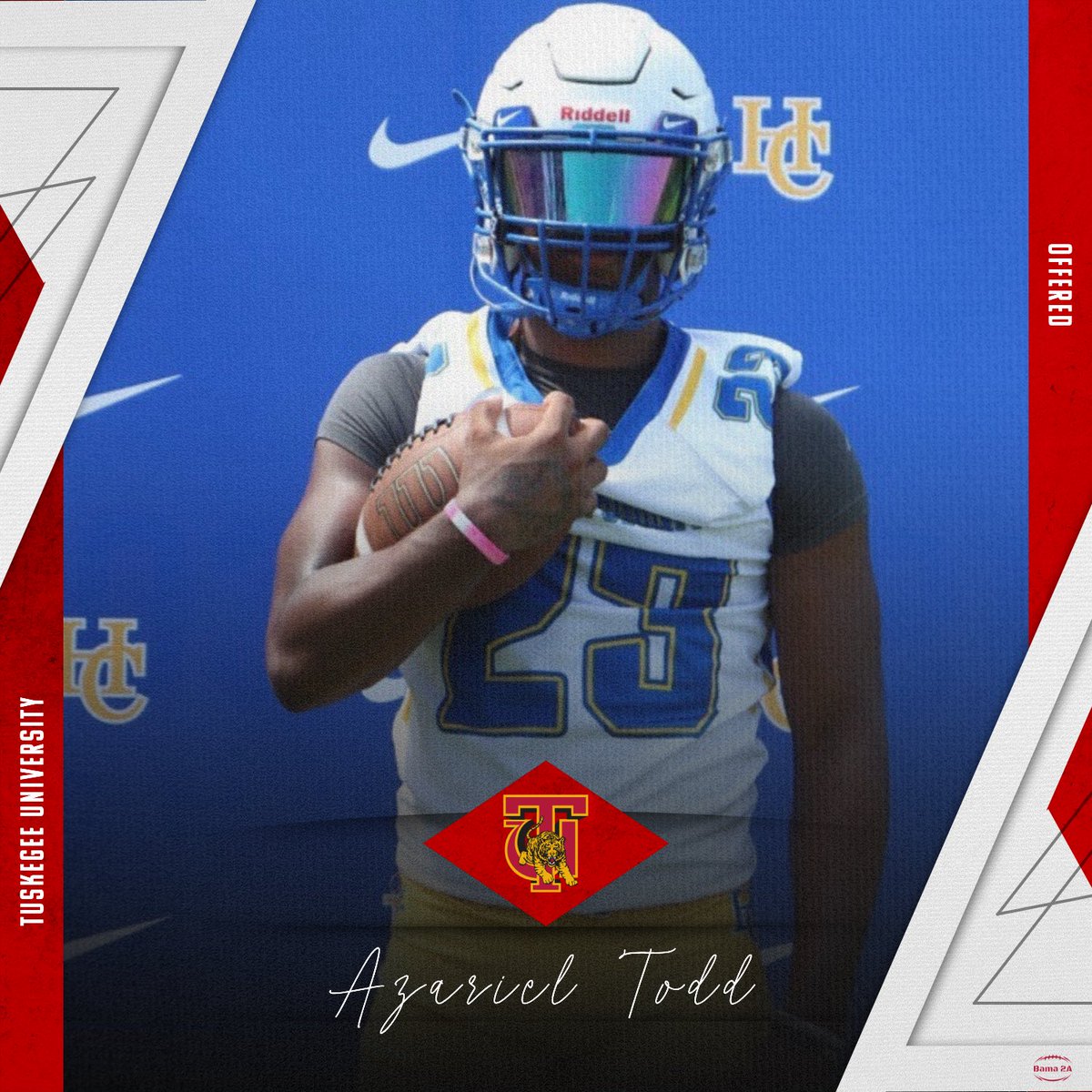 Congratulations to @ToddAzariel❗️ He was offered by @SkegeeFootball❗️