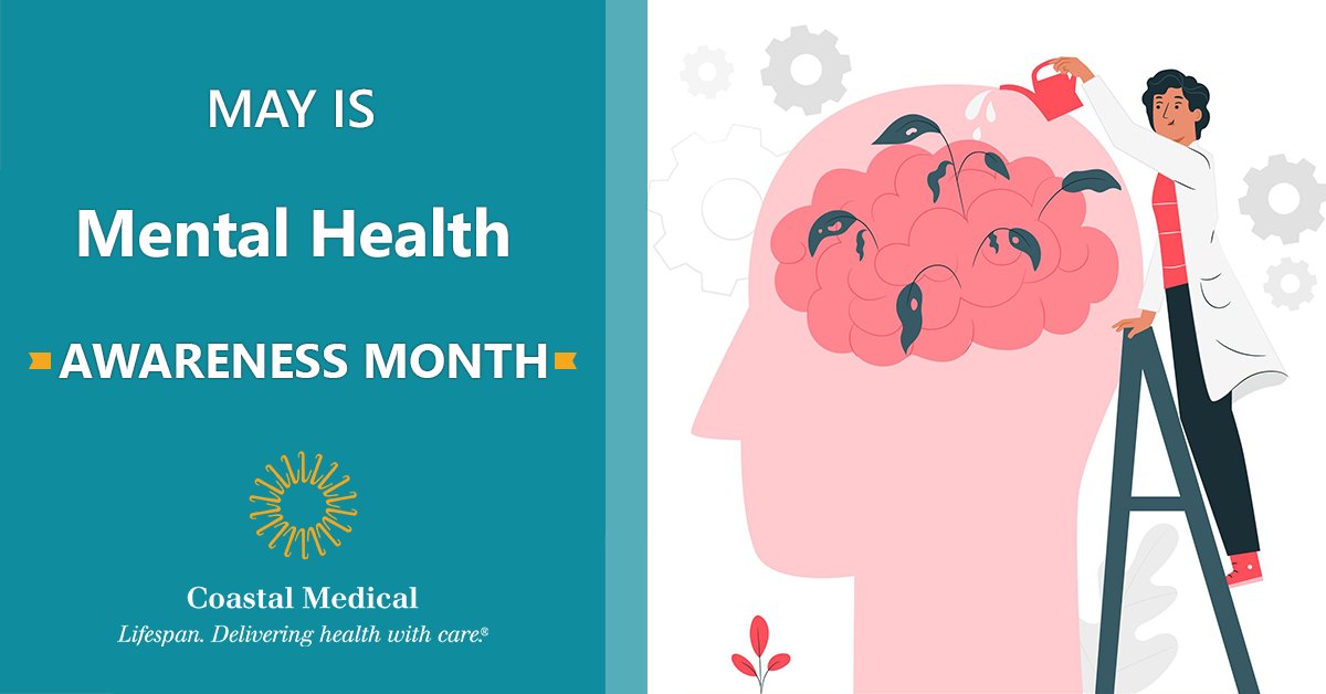 #MentalHealthAwarenessMonth is an important reminder to prioritize emotional well-being. Contact your Coastal practice if you need assistance locating resources and support services, or visit: lifespan.org/locations/coas…