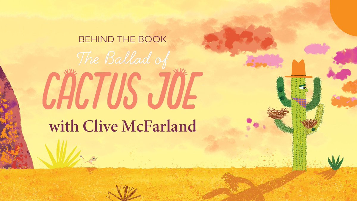 We sat down with @CliveMcF, the brilliant illustrator behind 'The Ballad of Cactus Joe', written by @lilymurraybooks and published by @OxfordChildrens. Join us as we delve into the artistic process behind the book > ow.ly/na2o50RyjNQ