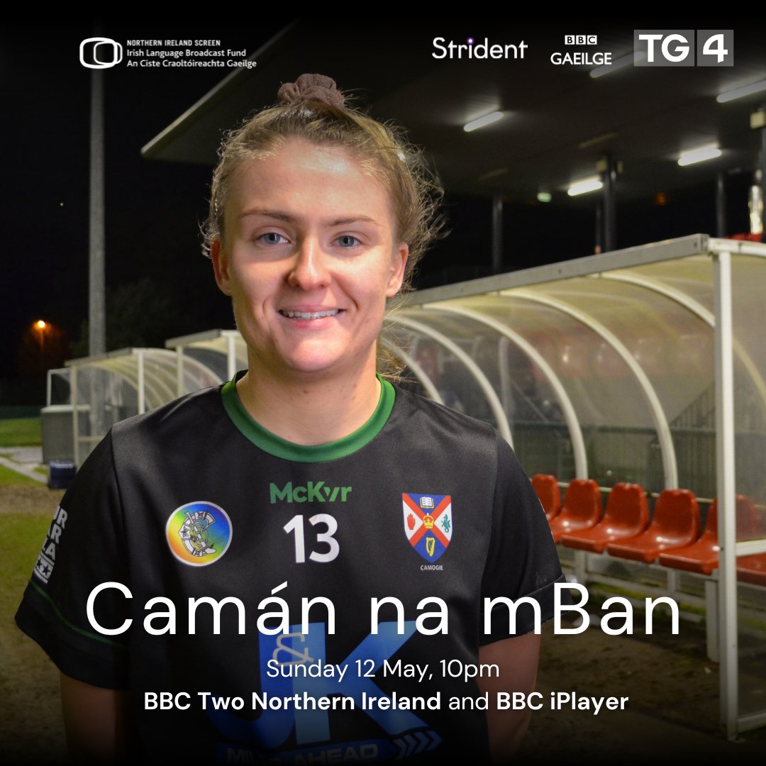 Camán na mBan offers an unflinching look at this skilful women’s sport as it prepares for its most fundamental change—integration with the Gaelic Athletic Association by 2027. 𝗠𝗮𝘆 𝟭𝟮, 𝗮𝘁 𝟭𝟬𝗽𝗺- 𝗕𝗕𝗖 𝗶𝗣𝗹𝗮𝘆𝗲𝗿 & 𝗕𝗕𝗖 𝗧𝘄𝗼 𝗡𝗼𝗿𝘁𝗵𝗲𝗿𝗻 𝗜𝗿𝗲𝗹𝗮𝗻𝗱.