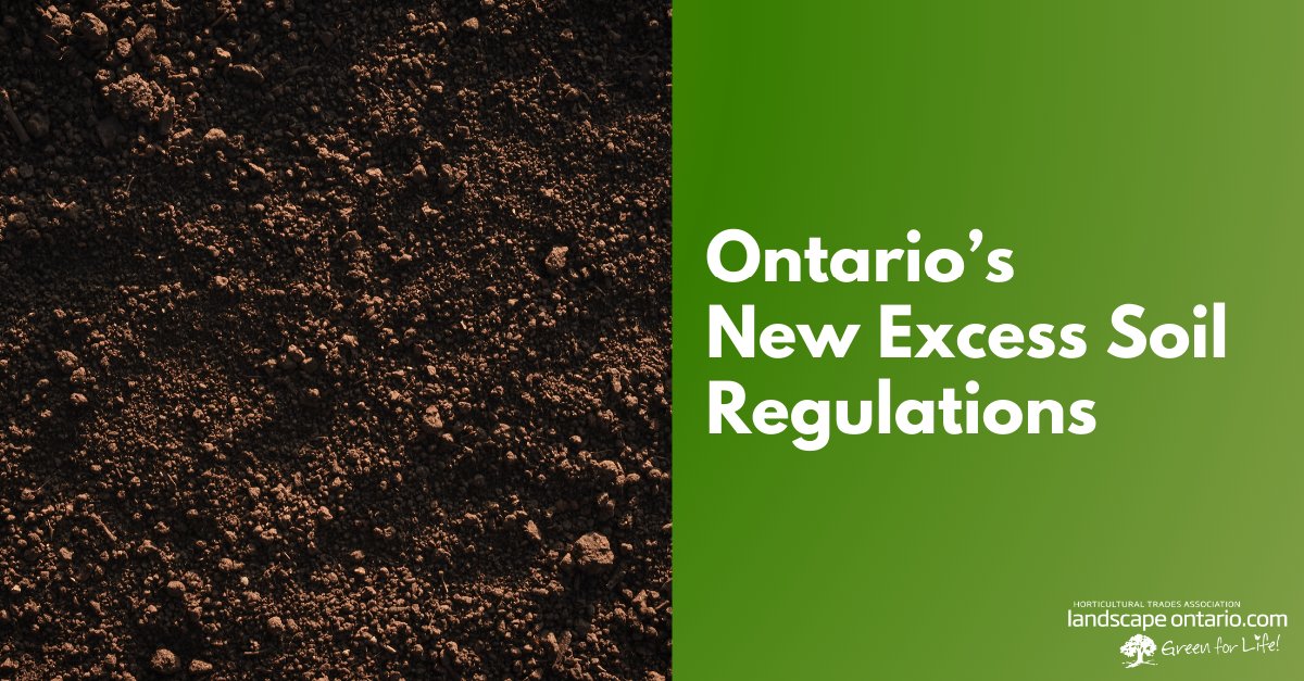 ❗ The Ontario government recently finalized amendments to Excess Soil Regulation and Soil Rules. These amendments increase soil management flexibility and support greater reuse of excess soil from housing, infrastructure, and other construction projects: horttrades.com/ontario-makes-…