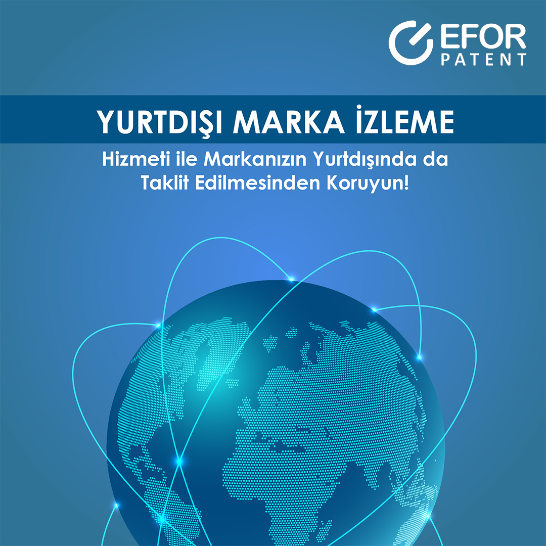 Yurtdışı Marka İzleme Hizmeti ile Markanızın Yurtdışında da Taklit Edilmesinden Koruyun!

Uzmanlarımızdan Bilgi Alın:
eforpatent.com.tr
📲+90 (212) 211 4 211
💻info@eforpatent.com

#eforpatent #yurtdışımarkaizleme #markaizleme #telifhakkı #patenttescili #markatescili