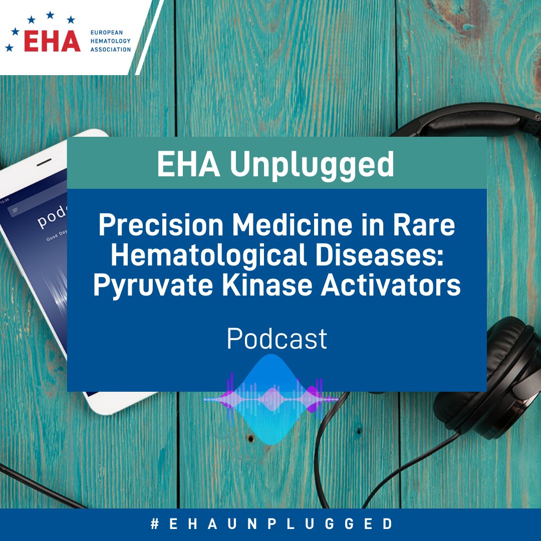 🎧 Tune in to the 100th episode of #EHAUnplugged! On #WorldThalassemiaDay, you can hear Prof Lucia de Franceschi exploring the use of pyruvate kinase activators in treating rare hematological diseases. Listen on your podcast platform or the #EHACampus: ehaedu.org/unplugged_PKac…
