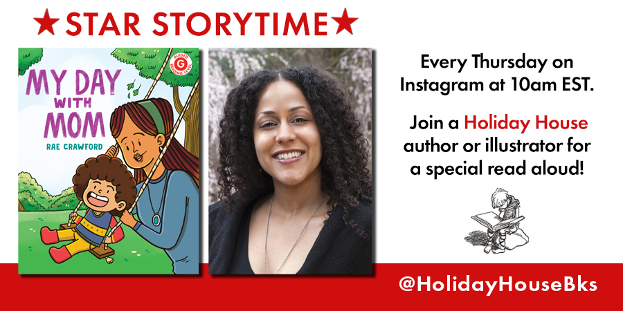 Be sure to tune in to our Star Storytime tomorrow featuring @itsraecrawford and her latest book, MY DAY WITH MOM! ow.ly/rCZk50RyS6f #starstorytime