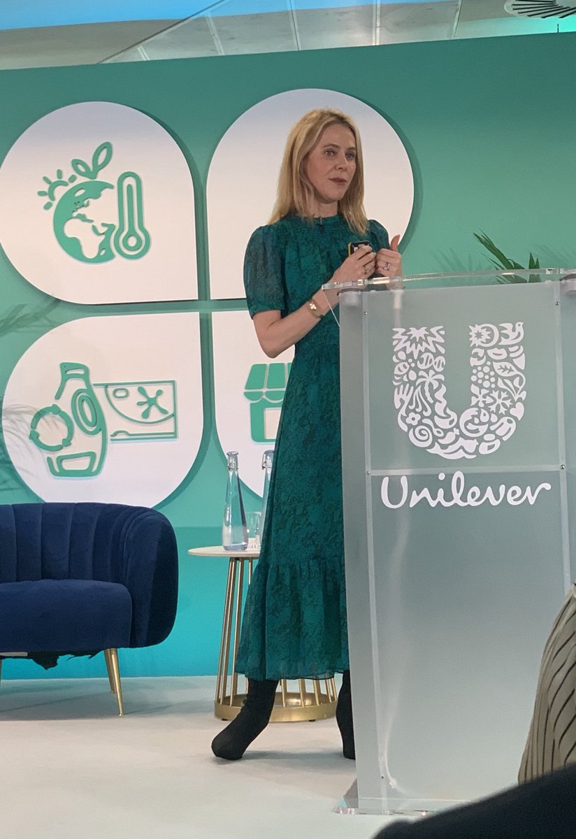 Delighted to be back in ⁦@Unilever⁩ HQ again this morning for an update from CEO Hein Schumacher ⁦@RebeccaMarmot⁩ & colleagues on Unilever’s continuing commitment to/leadership on #sustainability. They are not dialling back but doubling down on most material issues