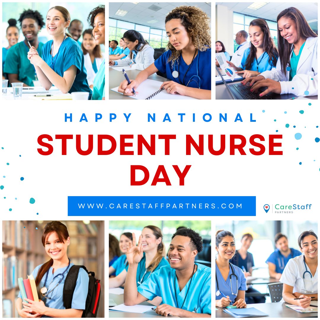 Happy National Student Nurse Day! Today, we applaud the future caregivers & healers who are dedicating themselves to the noble profession of nursing❤️👏

#StudentNurseLife #NursingStudent #FutureRN #NursingSchool #NurseInTraining #NurseLife #NurseCommunity #NurseGraduate
