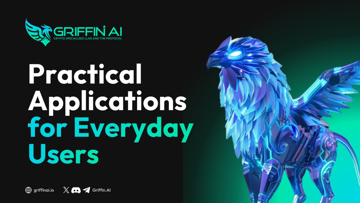 How will the average person use Griffin AI?

Non-technical, not building a DApp, no clients requesting a build.

Just you 🫵

[A Thread 🧵]