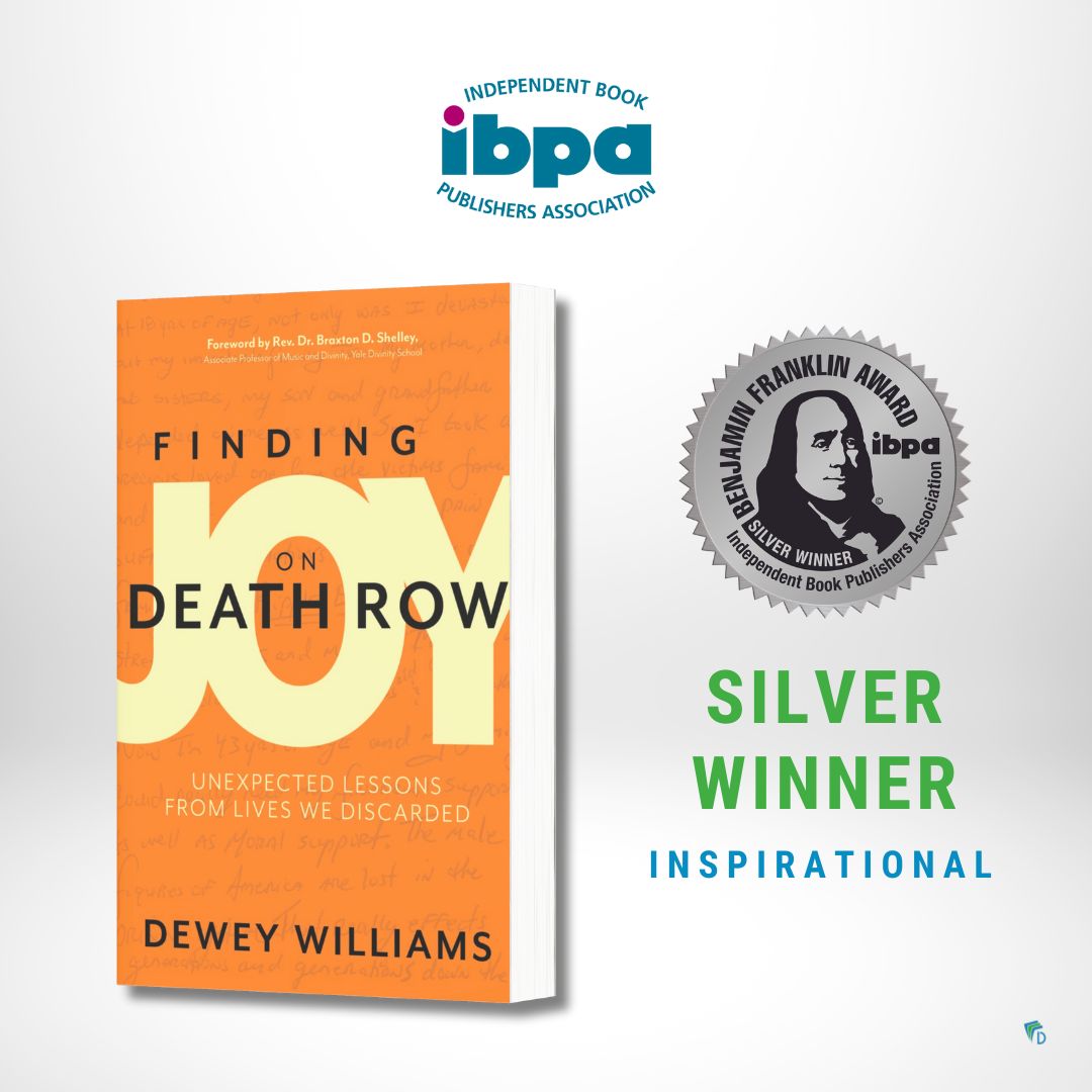 Congratulations to Dewey Williams and Finding Joy on Death Row, which has received the silver award at the 2024 IBPA Benjamin Franklin Awards! Thank you to IBPA for recognizing this important book. ✊ @deweywill #bookawards #indiepublishing #tbr #socialjustice #inspirational