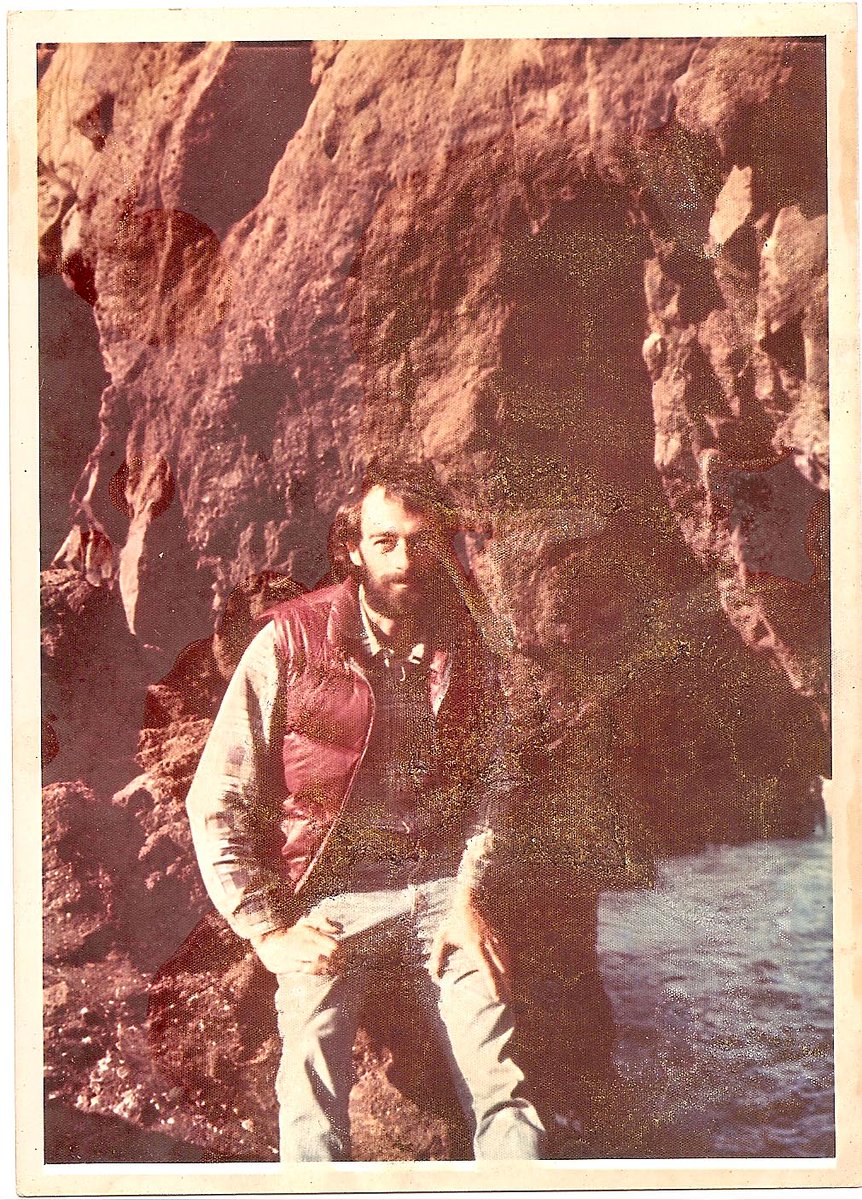 Mid-'70s in California, at Big Sur.

#authorlife #bigsur #johnenright #california #throwback #1970s #thecoast #newrelease