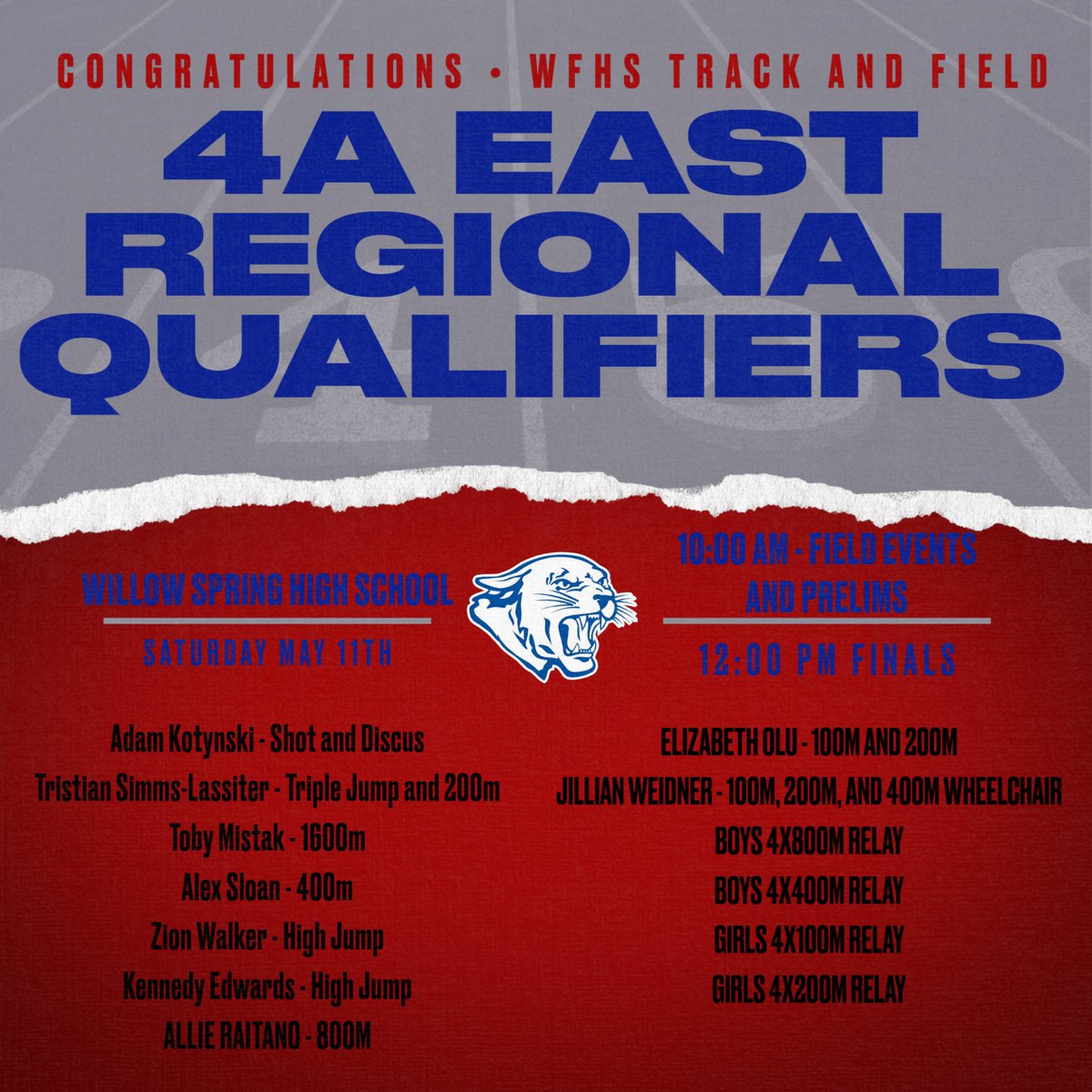 Wake Forest HS Track tweet media