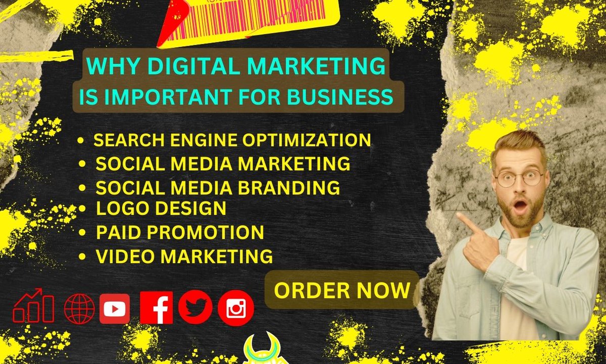 WHY DIGITAL MARKETING
 IS IMPORTANT FOR BUSINESS ? Digital marketing is crucial for businesses today because the consumer landscape has shifted dramatically. 
#googletopranking
#keywordsresearch
#videoboost
#pinterestmarketing
#linkbuilding
#reddit 
#leadgeneration