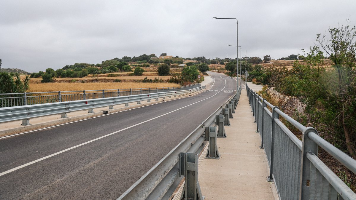 In recent months, we rebuilt the Bidnija bridge, limits of #Mosta. In collaboration with ERA - Environment & Resources Authority, we worked on a new design for the bridge. This now improves the passage of rainwater, helping to preserve the ecosystems that inhabit this area.