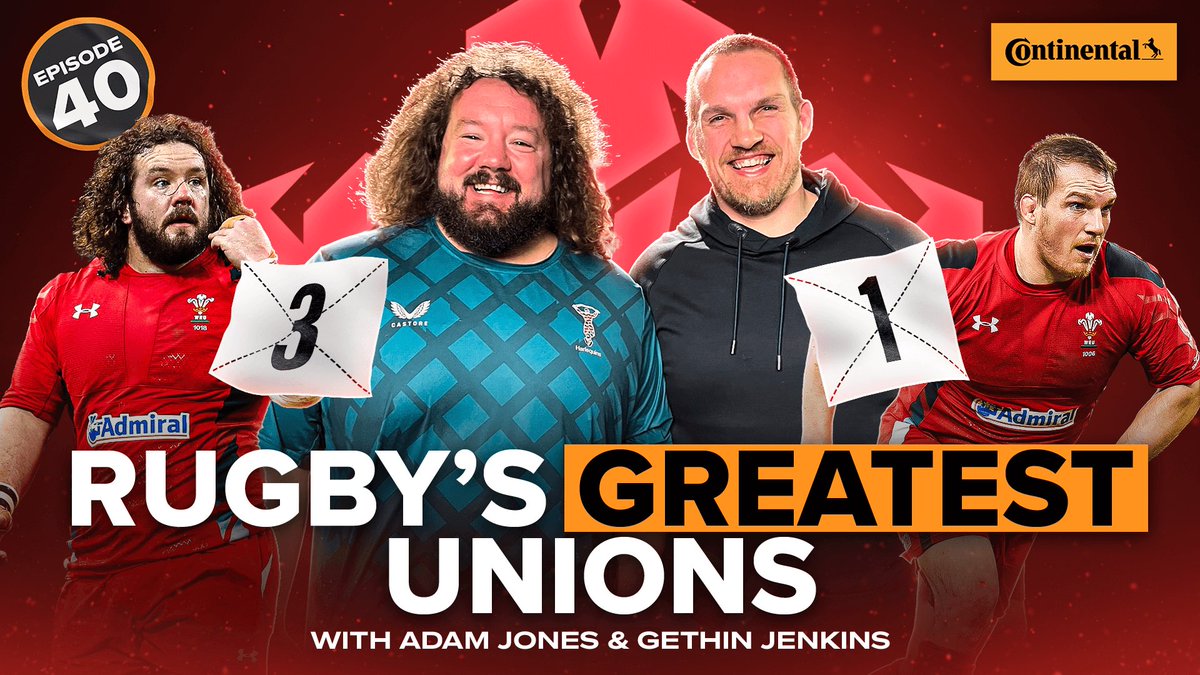 🏉 Rugby’s Greatest Unions: Gethin Jenkins & Adam Jones #goodbadrugby Watch 📺: youtu.be/P_NEcn3UJUc?si… @gethinjenkins1 @adamjones3 @WelshRugbyUnion @AlexPayneTV @Jameshaskell