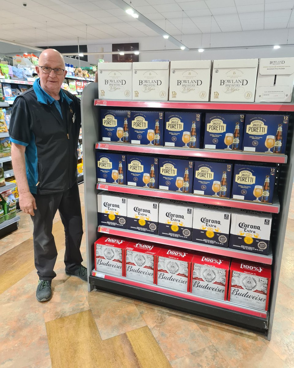 Keith has his favourite summer beers on offer at Garstang! What's your beer of choice? 🍻 Booths operate a think 25 policy. Please drink responsibly