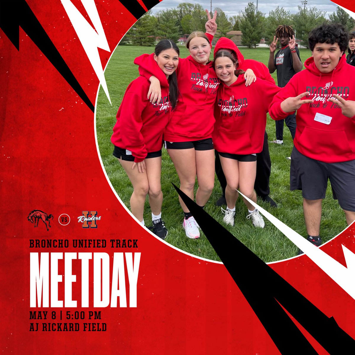 Another Unified Meet Day! Let’s get excited Bronchos.