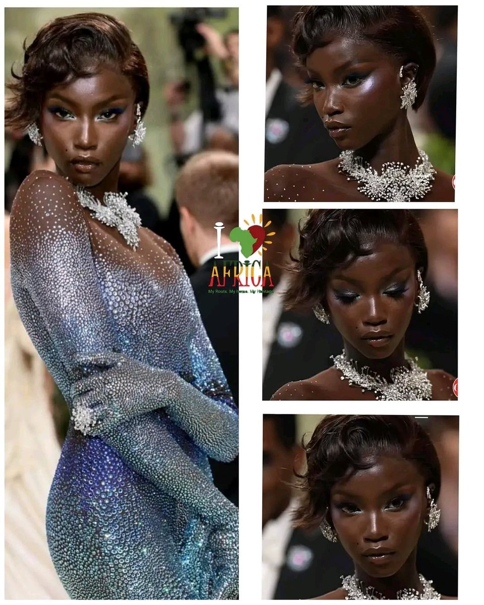 Feeling jealous of those svarowsky crystals on Sudanese model Anok Yai at the Met gala 2024

#AfricanStories_Ai #Sudan #MetGala #davido