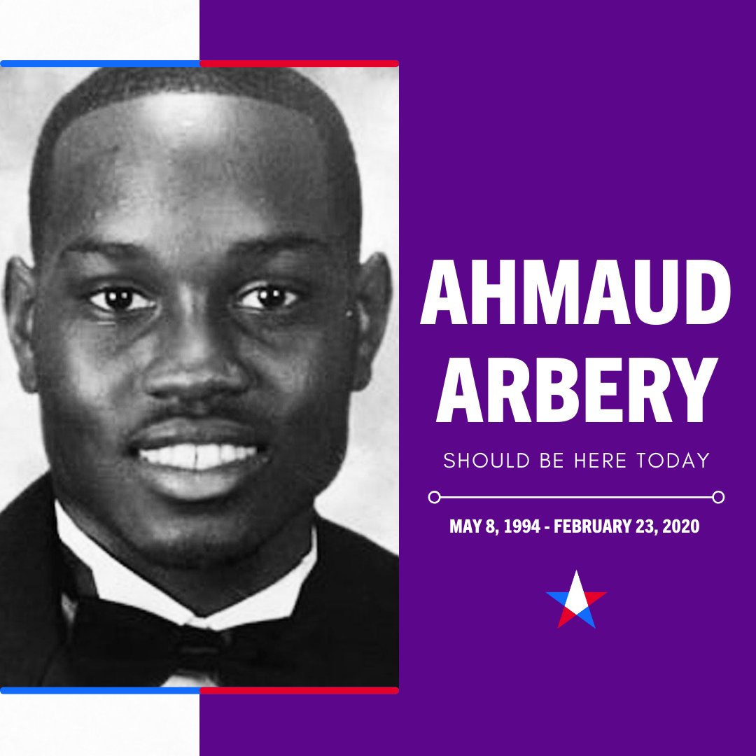 Ahmaud Arbery should be celebrating his 30th birthday today. Yet in 2020, white supremacists shot and killed him in his neighborhood. We #honorwithaction by demanding systemic change to address racism, violence, and an end to 'kill first, ask questions later' gun culture.