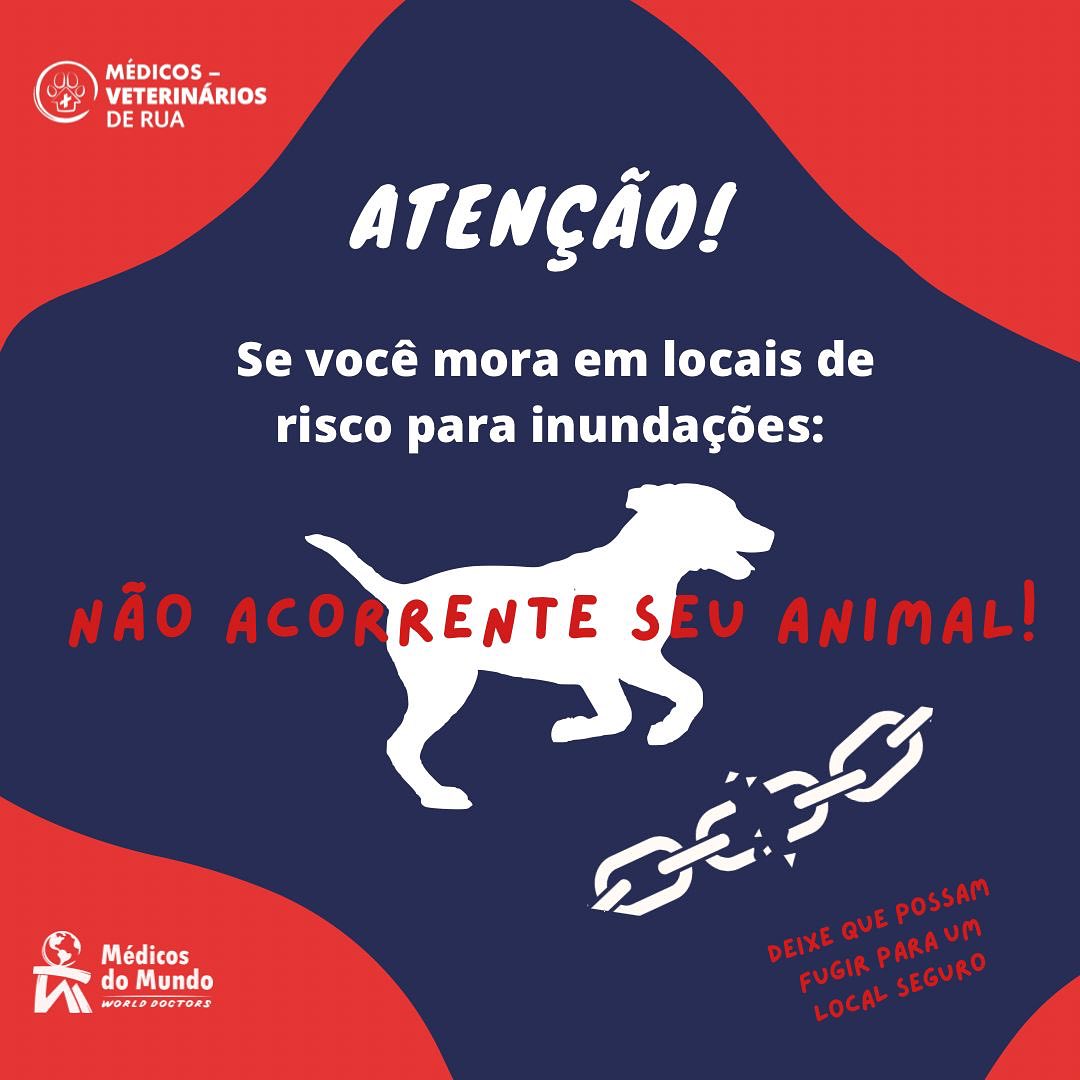 🚨 VETERINÁRIOS DE RUA - PORTO ALEGRE  

instagram.com/vetsderua.poa/ 

PIX: vetsderua.poa@medicosdomundo.org.br