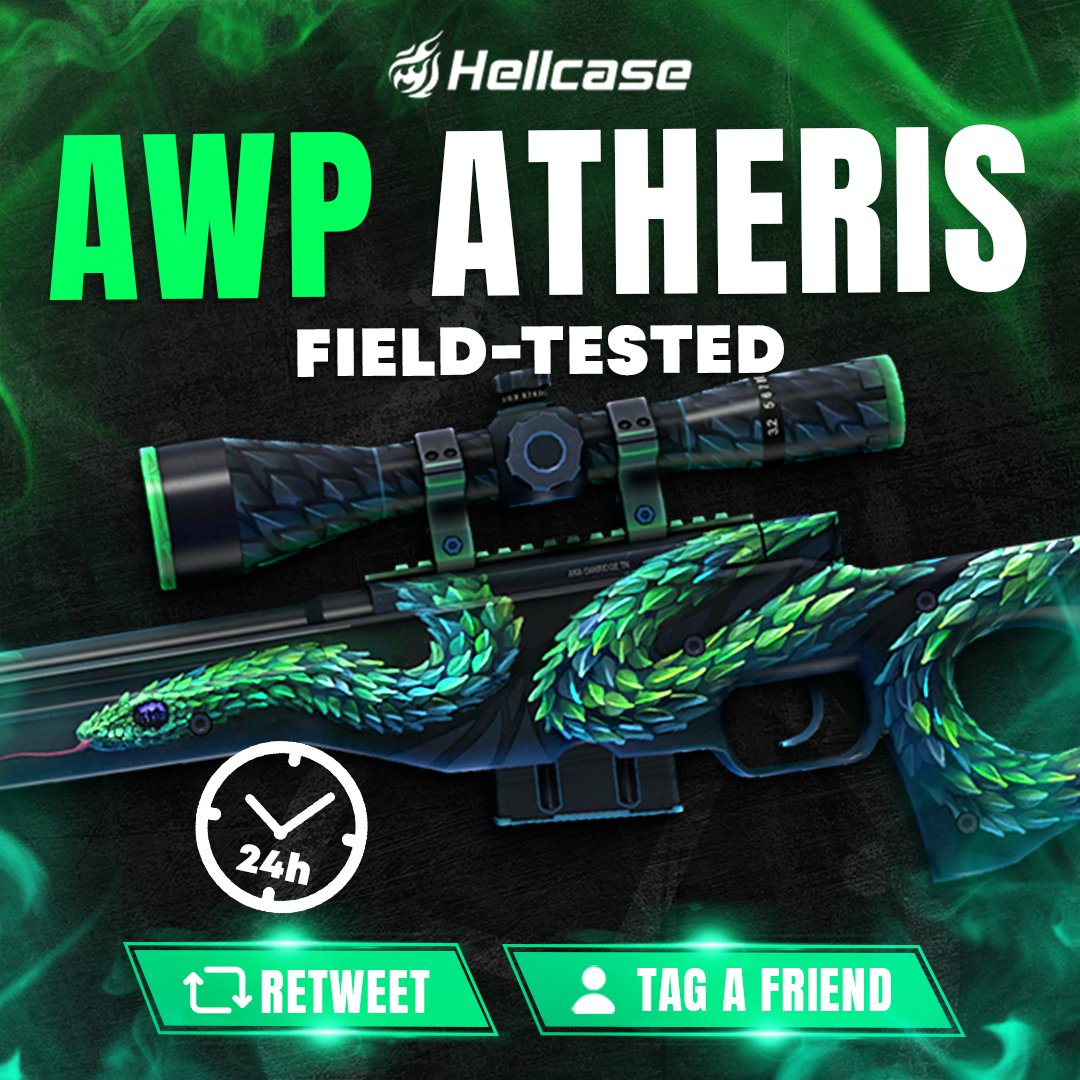 🎁 FAST GIVEAWAY 🏁 👇 Tag Your Best Friend & Like 🚀 Follow us 🔥 Retweet this post 😎 The winner of the previous giveaway is @GuardianDan2 #hellcase #csgo #cs2 #csgoskin #csgoskins #csgoskinsgiveaway #csgocases #csgocase #hellcasegiveaway #csgoskinsfree #csgoskinsgiveaway