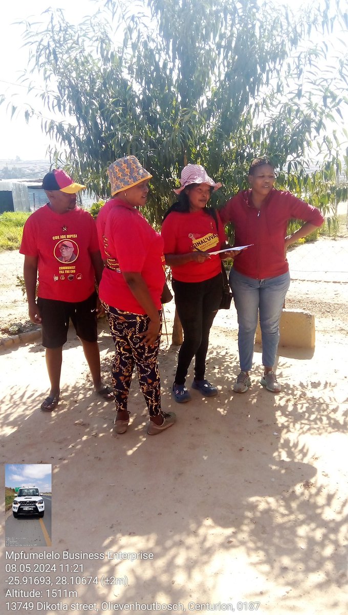MungaJabu75's tweet photo. SACP Greater Tshwane District GP , Stalin Maila Subdistrict Ward 77 Red Brigades embarked on a door 2 door campaign / Motho Mothong in Ext 27 Olievenhoutbosch
#VoteANC1912
#SACP1921Works
#COSATU1985
#SANCO
#YCLSA
#ANCYL
#ANCWL
#Mayihlome https://t.co/rvtEk0xE2c