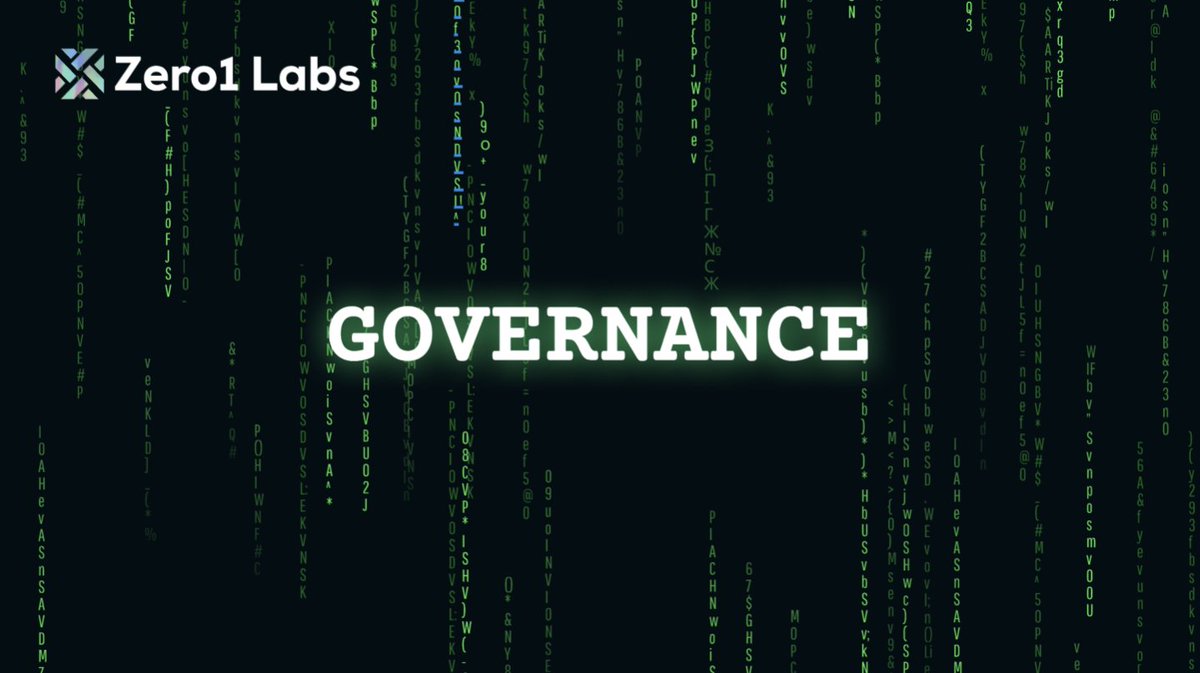 We'll be introducing the governance system, where it'll democratize decision making to Mainframe stakers, for projects incubated under the Zero Construct Program (ZCP). How governance will be a final component for all ZCP incubated projects 👇