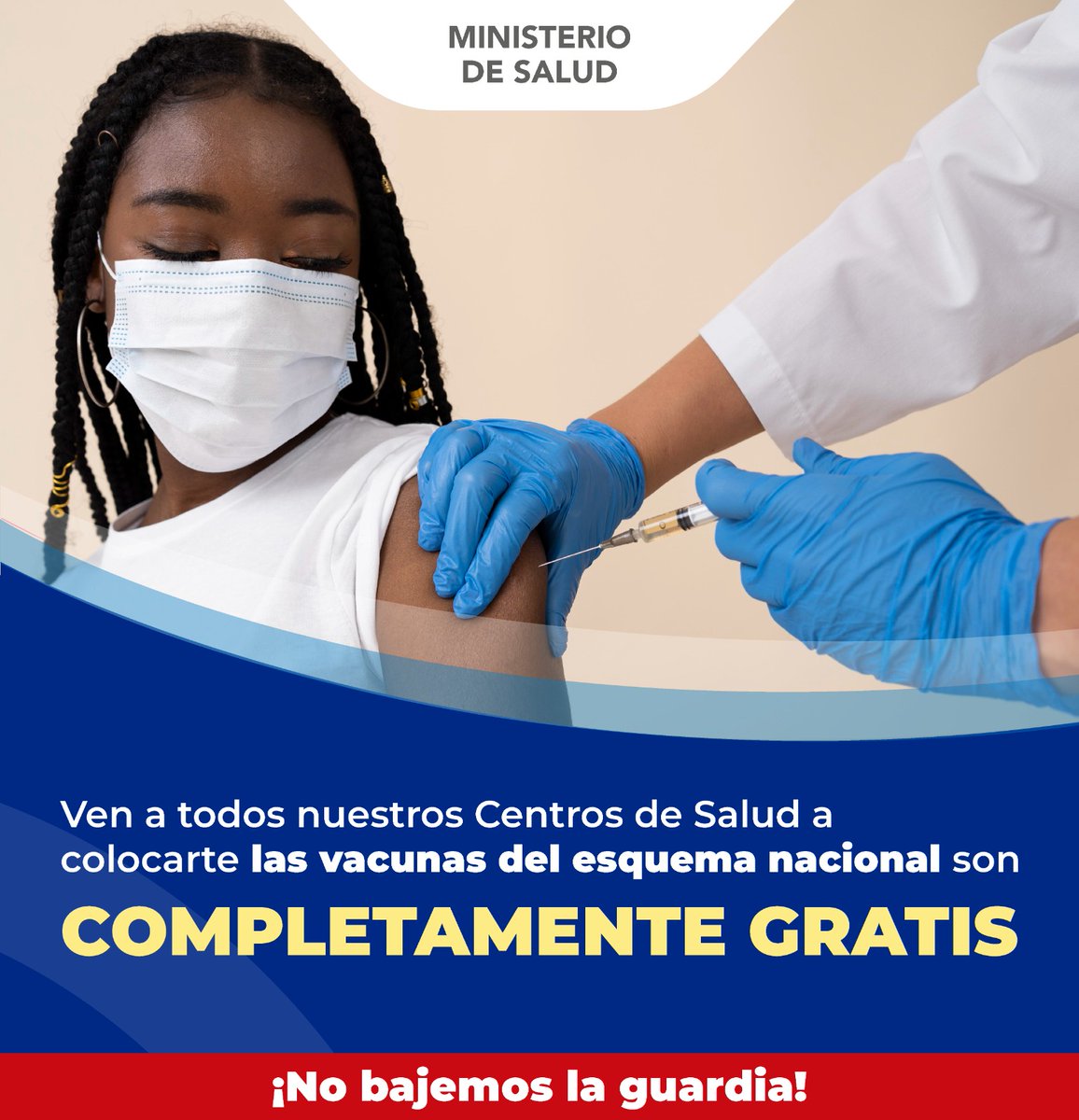 Reiteramos a la población acudir a nuestras instalaciones del nivel primario a colocarse su dosis de vacunas del esquema nacional COMPLETAMENTE GRATIS. La vacunación es fundamental para prevenir enfermedades y detener la propagación de los virus.